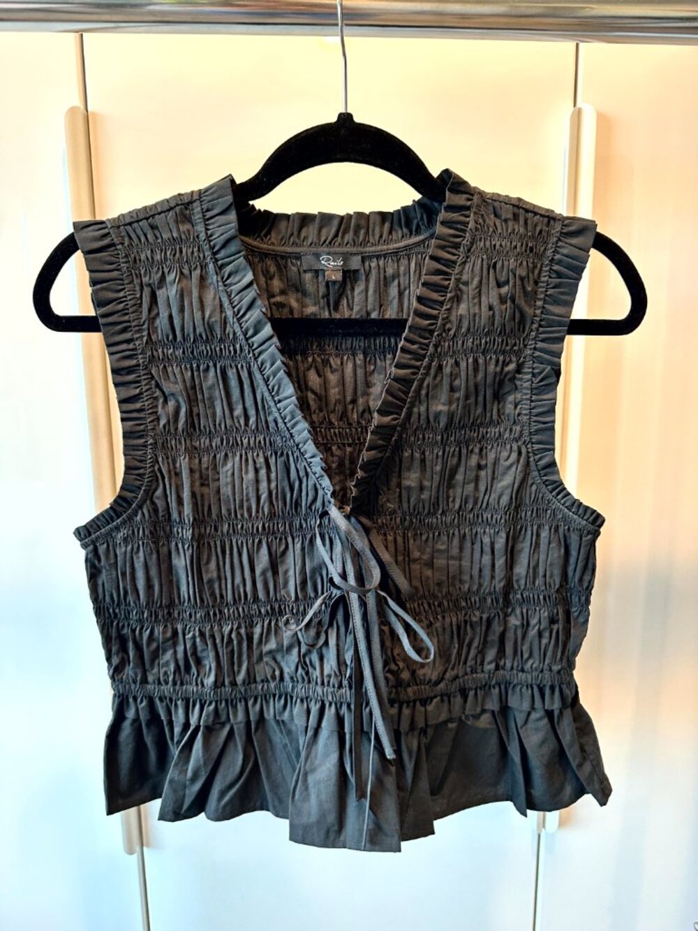 NWOT - Rails Black Martine Top - Size Large